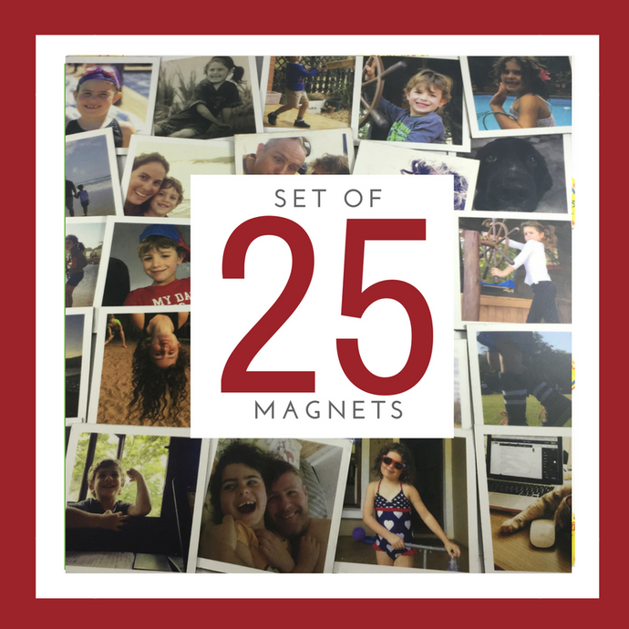 Set of 25 Small Magnets (5cm x 5cm)