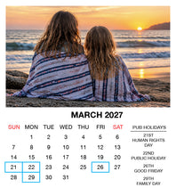 2027 Magnetic Calendar - Layout A