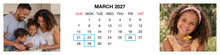 2027 Magnetic Calendar - Layout B