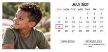 2027 Magnetic Calendar - Layout C