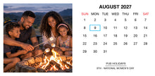 2027 Magnetic Calendar - Layout C