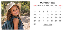 2027 Magnetic Calendar - Layout C