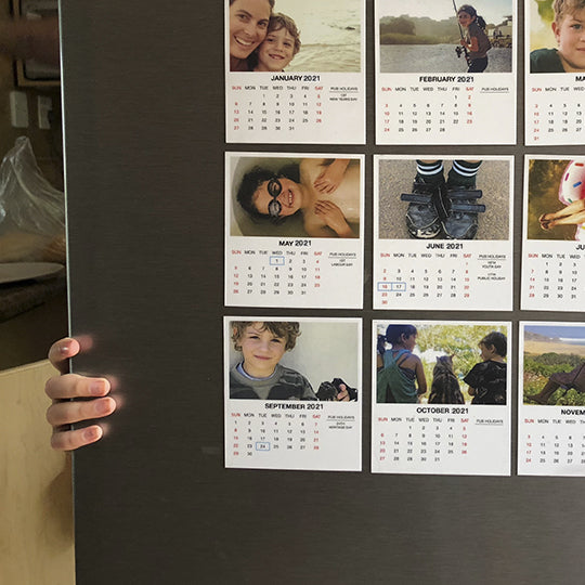 2021 Magnetic Calendar - Layout A
