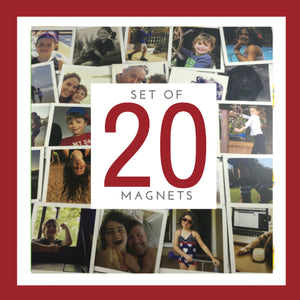 Set of 20 Large Magnets (7cm x 7cm)